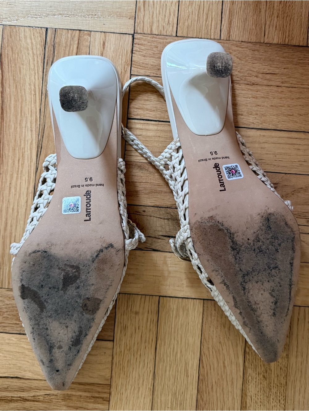 Larroude Macrame kitten Heels - Picture 5 of 5